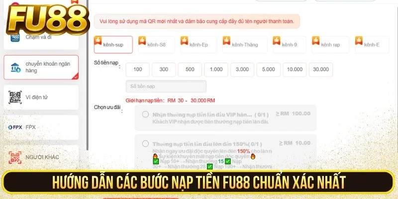 Quy trình napk tiền FU88 chuẩn xác nhất 