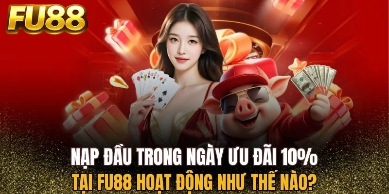 Cách hoạt động của khuyến mãi Nạp đầu trong ngày ưu đãi 10% tại FU88