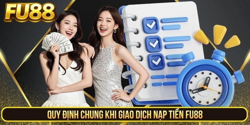 Những quy tắc khi nạp tiền FU88